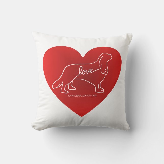 Coussin Carreau cavalier d'amour (Recto)