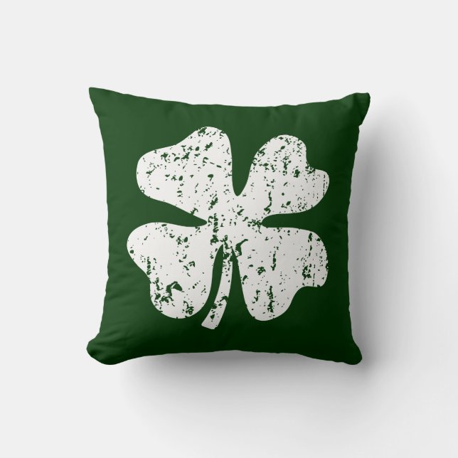 Coussin Carreau chanceux de Jour de la Saint Patrick de (Recto)