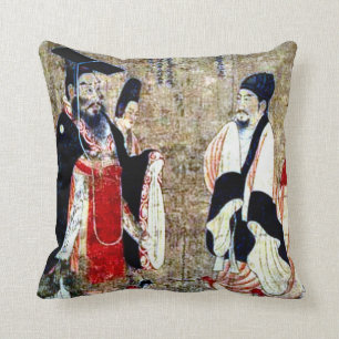 Coussin Carreau chinois antique d'art