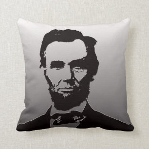 Coussin Carreau d'Abraham Lincoln
