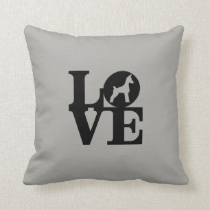 Coussin Carreau d'amoureux des chiens