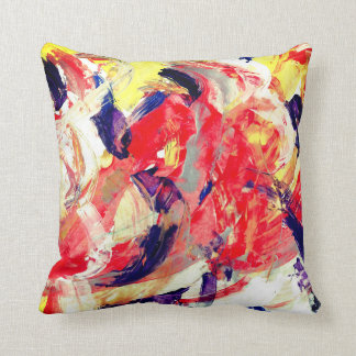 Coussin Carreau d'art abstrait