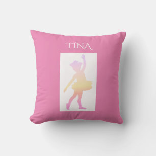Coussin Carreau de ballerine. Nom personnalisé