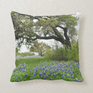 Coussin Carreau de Bluebonnet de Texas