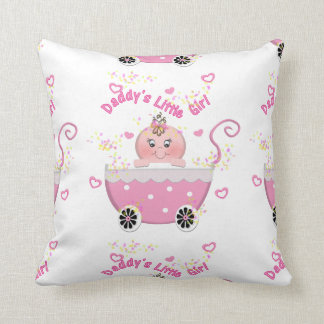 Coussin Carreau de boguet de bébé de la petite fille du