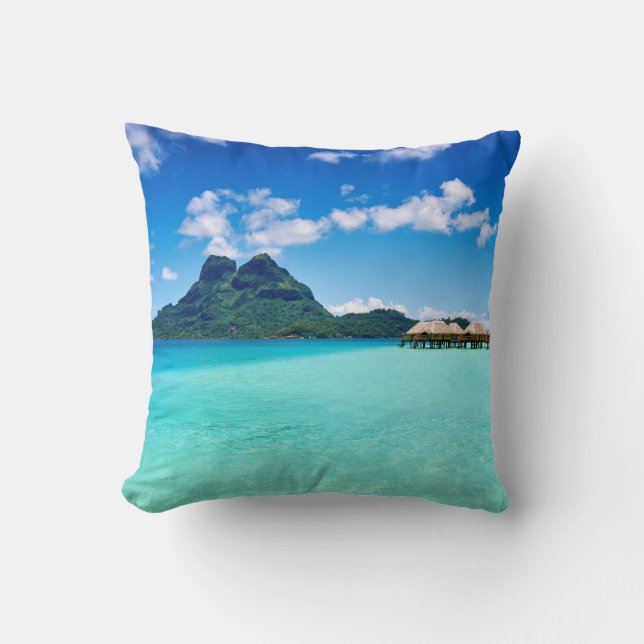 Coussin Carreau de Bora Bora (Recto)