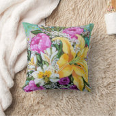 Coussin Carreau "de bouquet doux et impertinent de (Couverture)