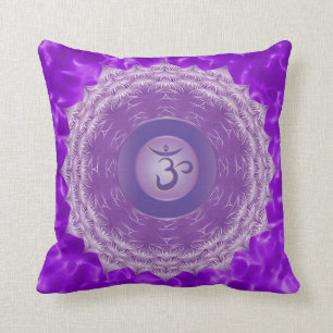 Coussin Carreau de Chakra de couronne
