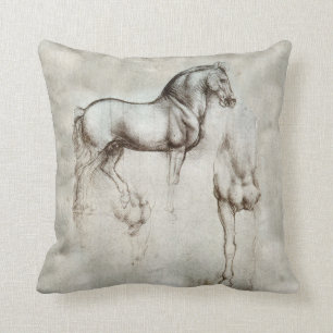 Coussin Carreau de cheval de da Vinci