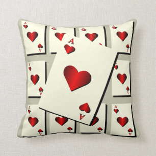 Coussin Carreau de coeurs