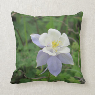 Coussin Carreau de Columbine bleu