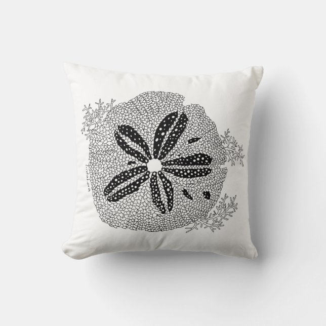 Coussin Carreau de coquillage de Listakora - (Recto)