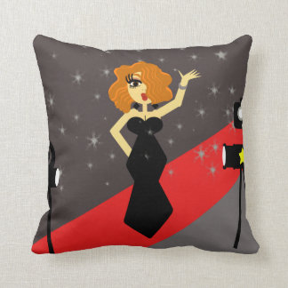 Coussin Carreau de diva de bruit de Hollywood