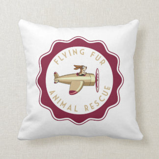 Coussin Carreau de fourrure de vol