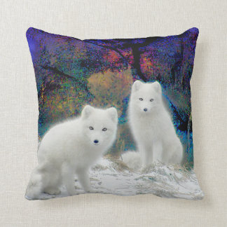 Coussin Carreau de Fox arctique