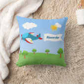 Coussin Carreau de garçon de banderole publicitaire (Couverture)