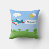 Coussin Carreau de garçon de banderole publicitaire (Verso)