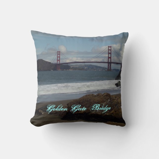 Coussin Carreau de golden gate bridge (Recto)
