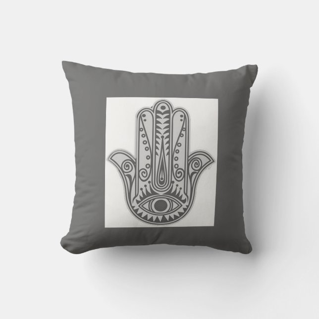 Coussin Carreau de Hamsa (Recto)