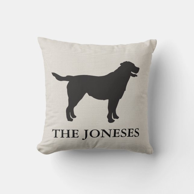 Coussin Carreau de labrador retriever (Recto)