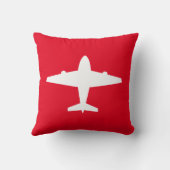 Coussin Carreau de l'avion des enfants de coutume (Verso)