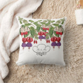 Coussin Carreau de M. et de Mme Fuschia Flower (Couverture)