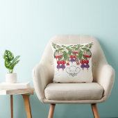 Coussin Carreau de M. et de Mme Fuschia Flower (Chaise)