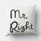 Coussin Carreau de M. Right (Verso)