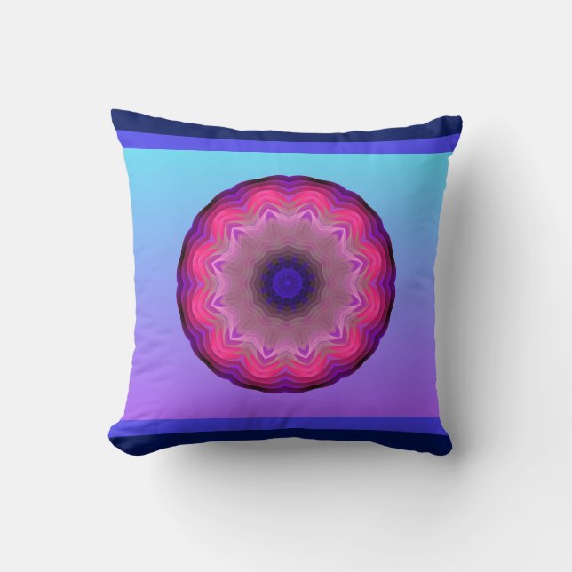 Coussin Carreau de mandala (Recto)