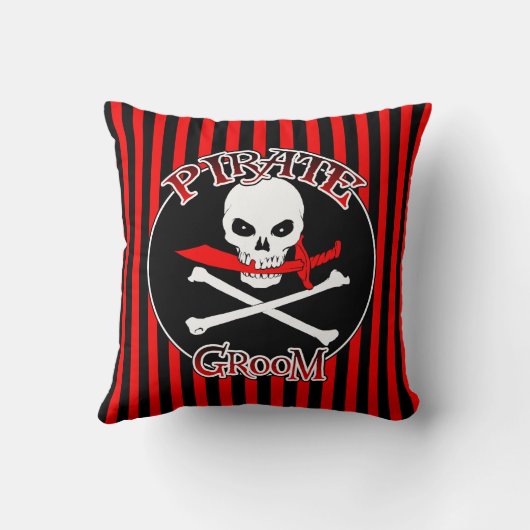 Coussin Carreau de marié de pirate (Verso)