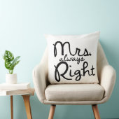 Coussin Carreau de Mme Always Right (Chaise)