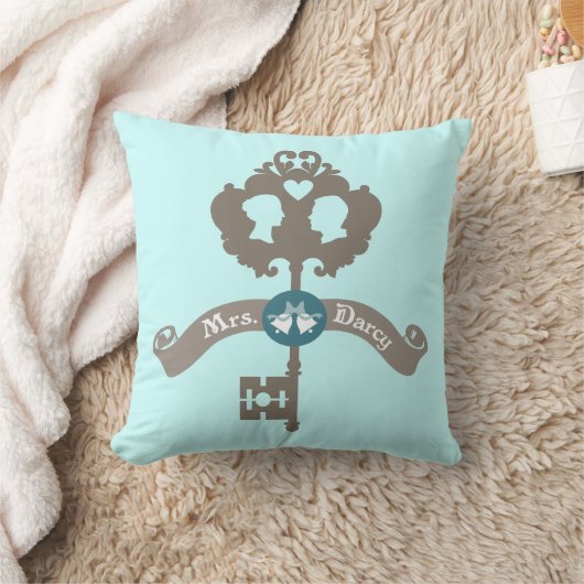 Coussin Carreau de Mme Darcy Jane Austen (Couverture)