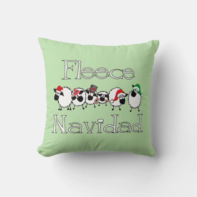 Coussin Carreau de Navidad d'ouatine (Recto)