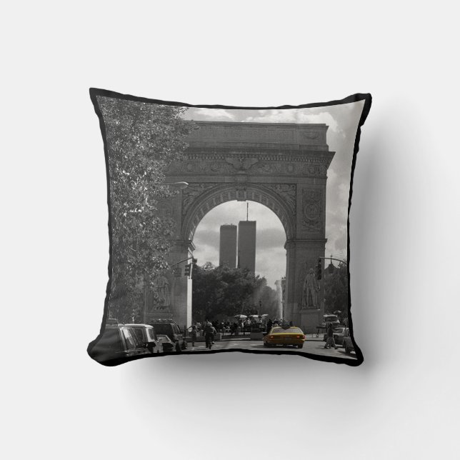 Coussin Carreau de New York City (personnaliser) (Recto)