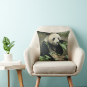 Coussin Carreau de panda géant et de panda de bébé (Chaise)