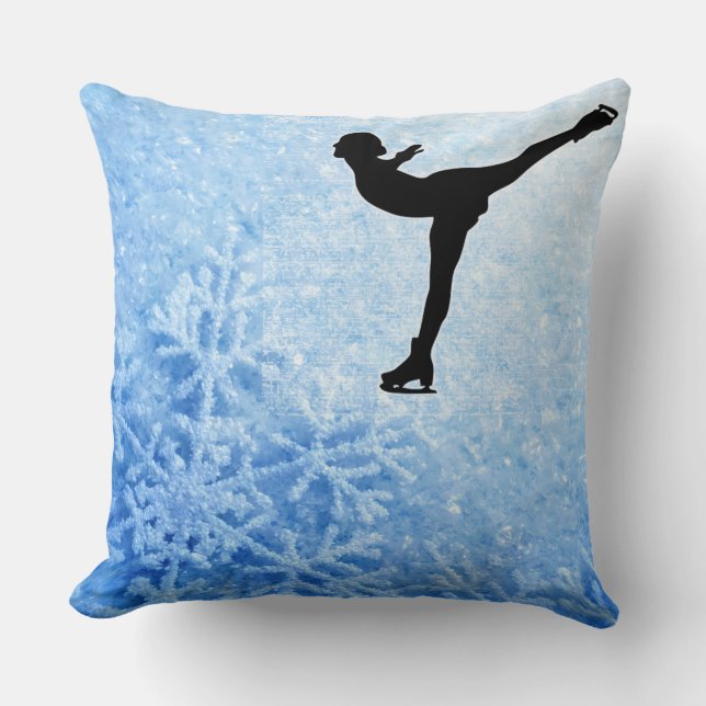 Coussin Carreau de patineur de glace (Recto)