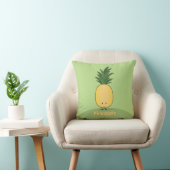 Coussin Carreau de sourire de l'ananas | (Chaise)