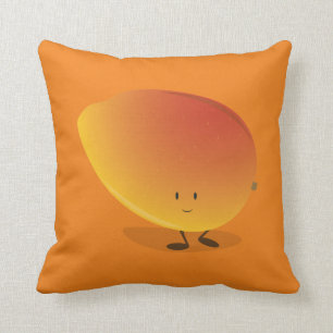 Coussin Carreau de sourire du caractère   de mangue