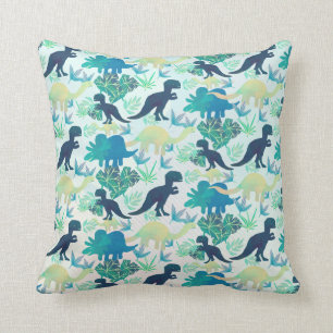 Coussin Carreau de Teal de vert de bleu marine de