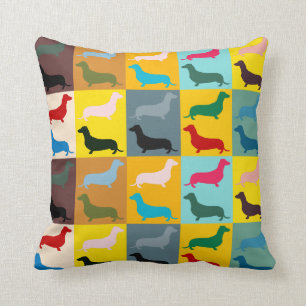 Coussin Carreau de teckels