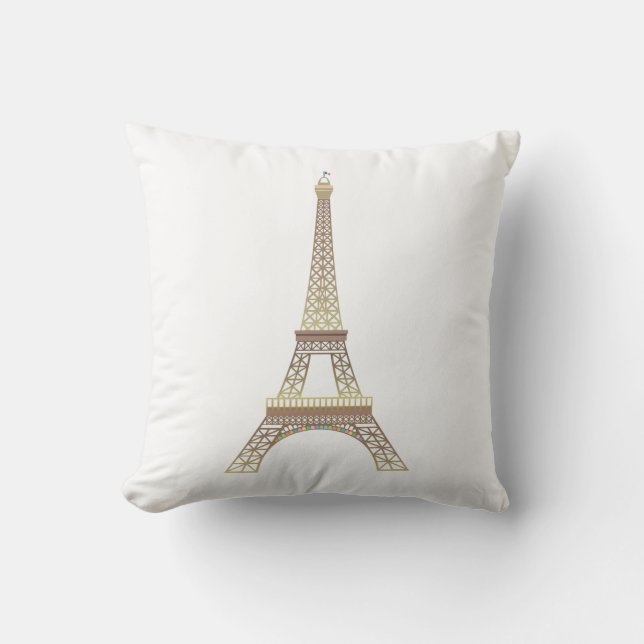 Coussin Carreau de Tour Eiffel (Recto)