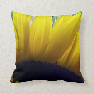 Coussin Carreau de tournesol et de bambou