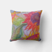 Coussin Carreau de tournesols (Verso)