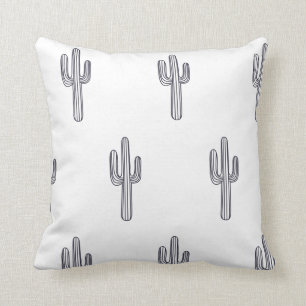 Coussin Carreau d'impression de cactus