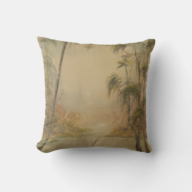 Coussin Carreau du sud de paysage de style (Recto)