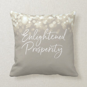 Coussin Carreau éclairé de prospérité
