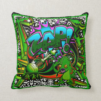 Coussin Carreau étranger vlan vert