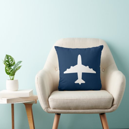 Coussin Carreau fait sur commande d'avion (Chaise)