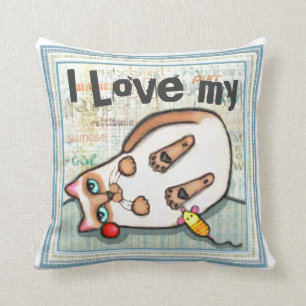 Coussin Carreau fait sur commande de MoJo d'Américain