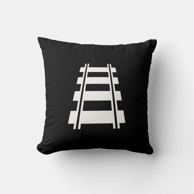 Coussin Carreau ferroviaire de pictogramme (Recto)